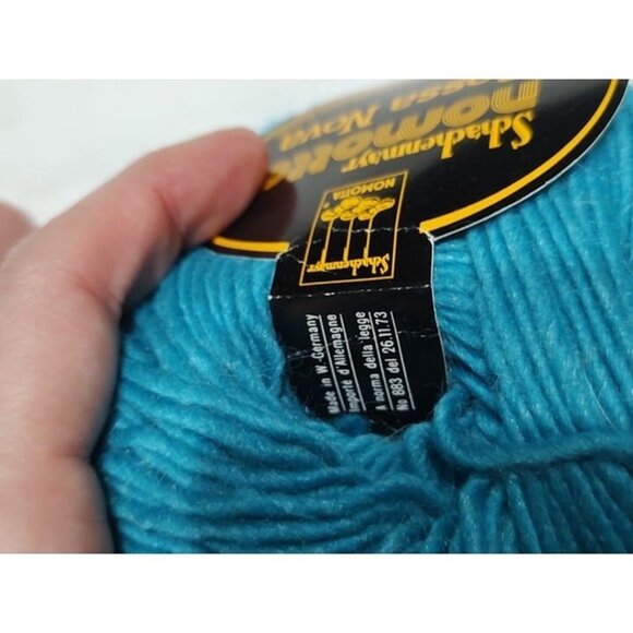 1 Ball Schachenmayr Nomotta Bossa Nova Blue Wool Alpaca Silk Yarn - Picture 4 of 4